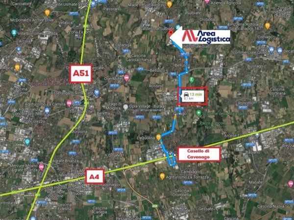 locale commerciale in affitto a Sulbiate