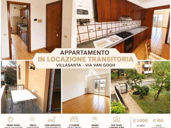 appartamento in affitto a Villasanta