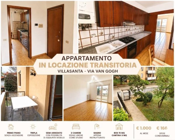 appartamento in affitto a Villasanta