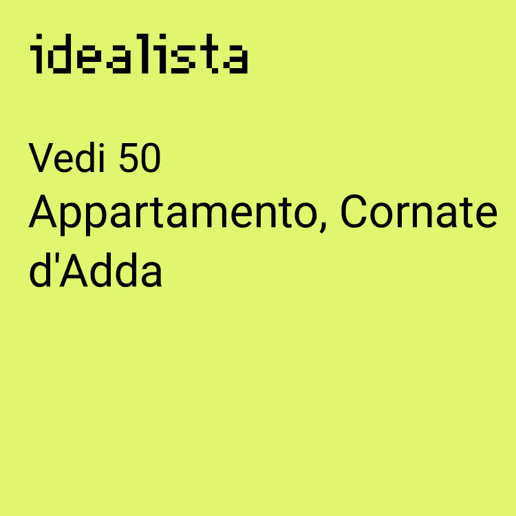 appartamento in affitto a Cornate d'Adda