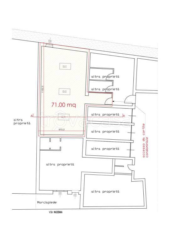 locale commerciale in affitto a Cornate d'Adda in zona Colnago