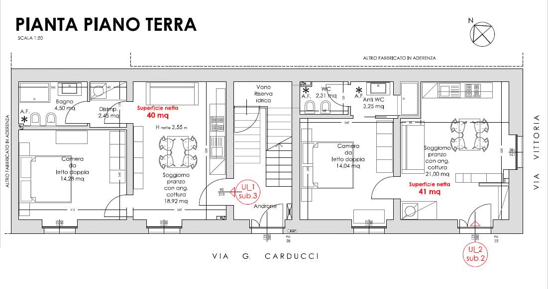 appartamento in affitto ad Andria in zona Centro Storico