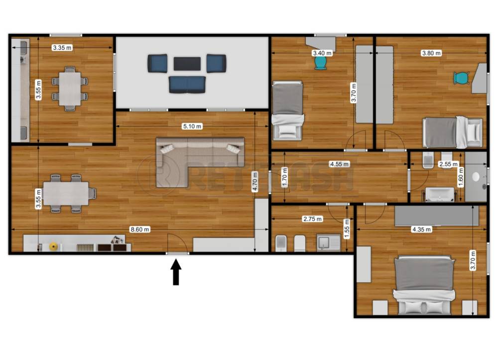 appartamento in affitto a Bisceglie in zona Centro Città