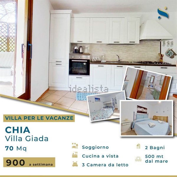 casa indipendente in affitto a Domus de Maria in zona Chia
