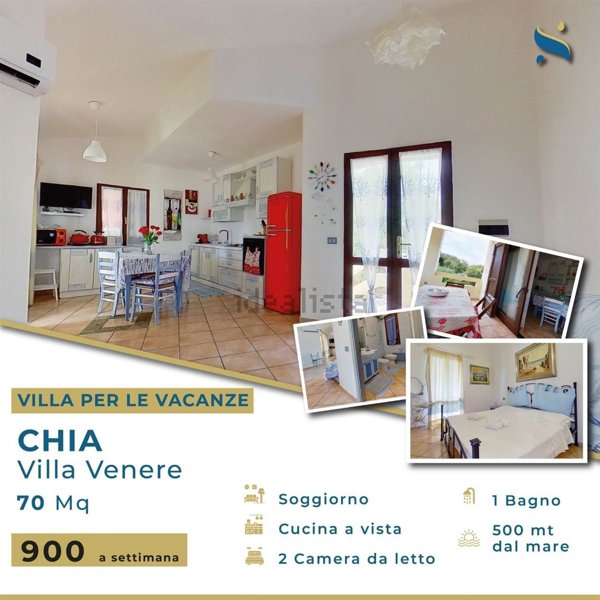 casa indipendente in affitto a Domus de Maria in zona Chia
