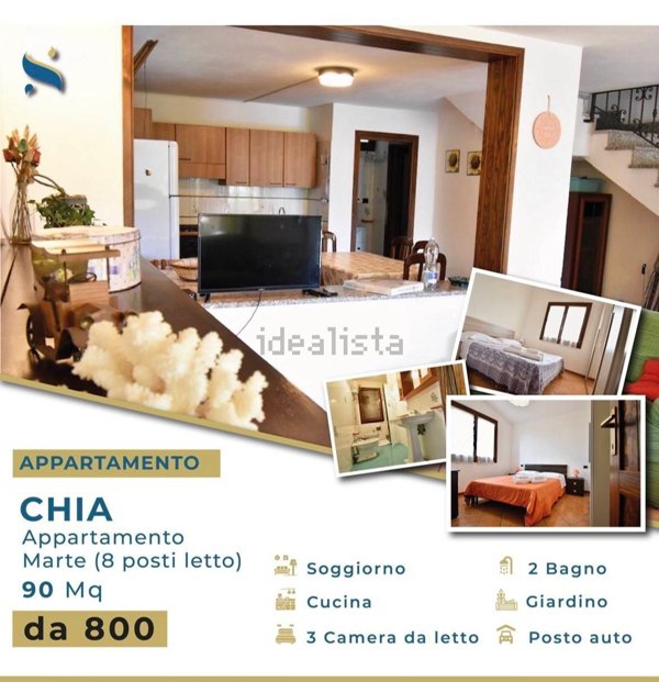 casa indipendente in affitto a Domus de Maria in zona Chia