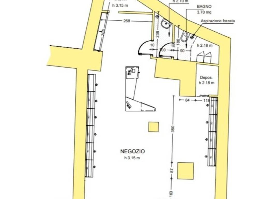 negozio in affitto a Sanremo
