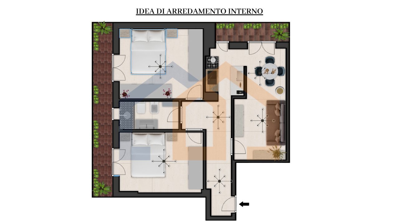 appartamento in affitto ad Alassio