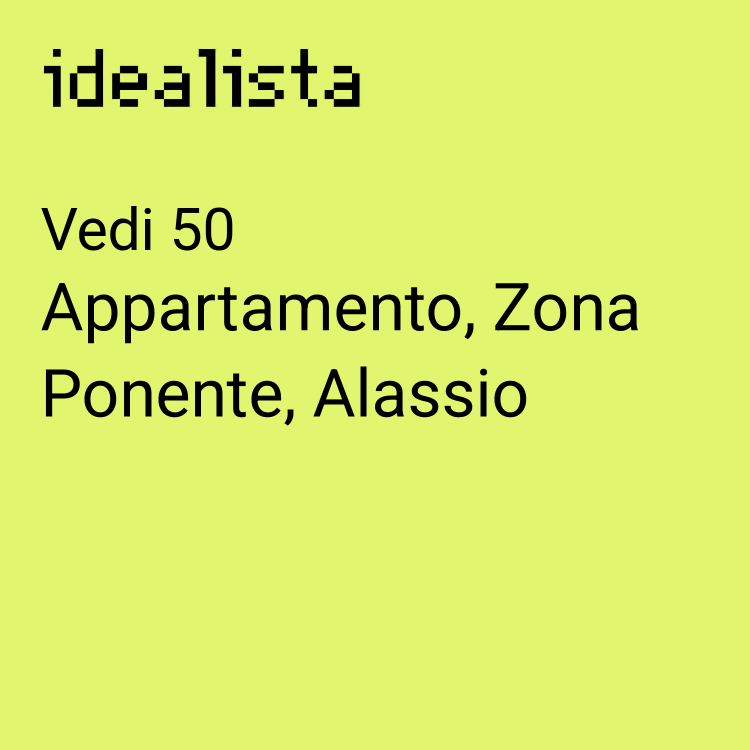 appartamento in affitto ad Alassio