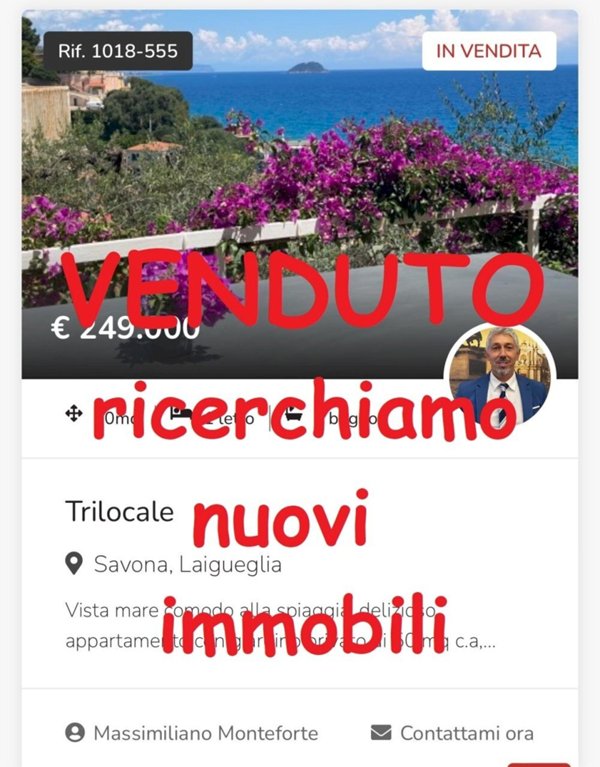 appartamento in affitto a Laigueglia