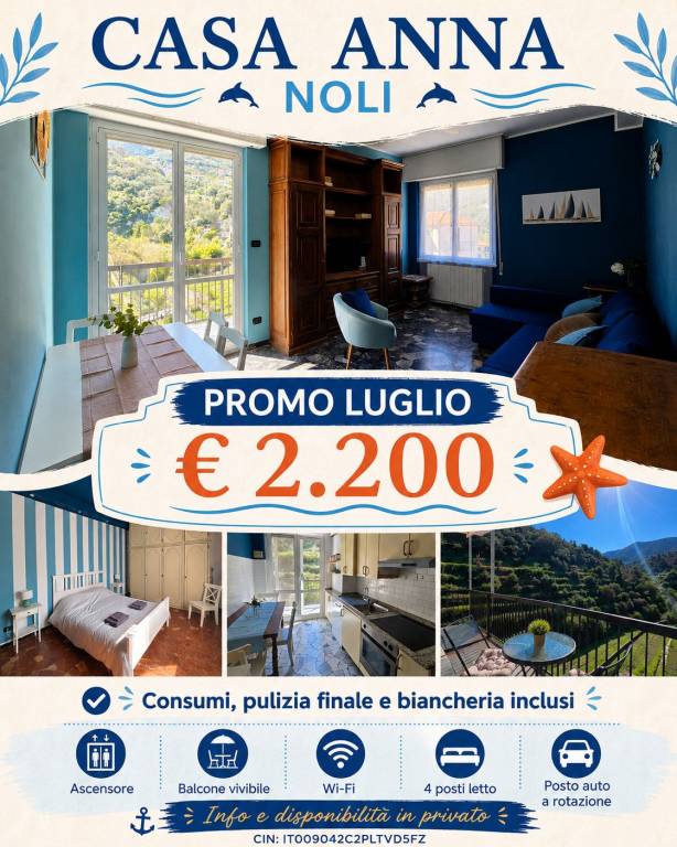 appartamento in affitto a Noli