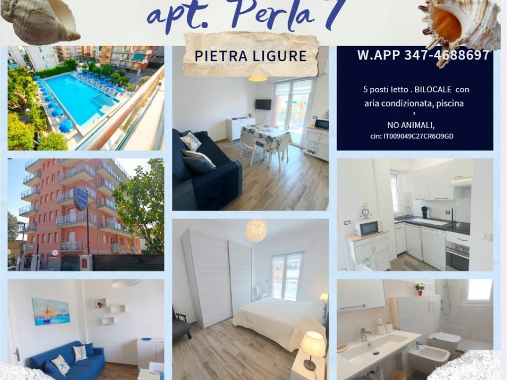 appartamento in affitto a Pietra Ligure in zona Santa Corona
