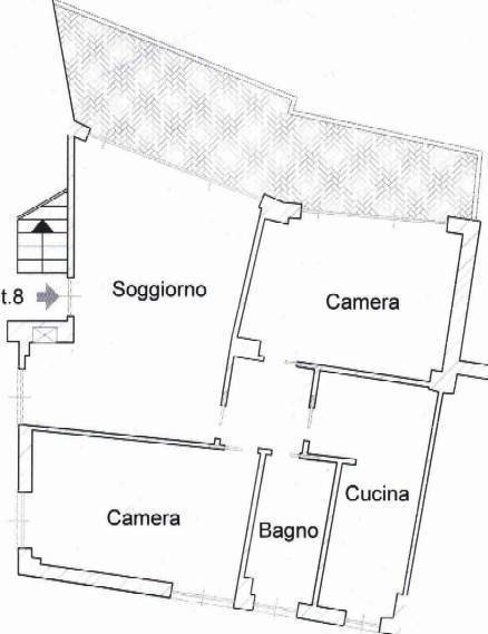 appartamento in affitto a Chiavari in zona Sant'Andrea di Rovereto