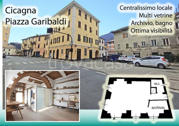 negozio in affitto a Cicagna