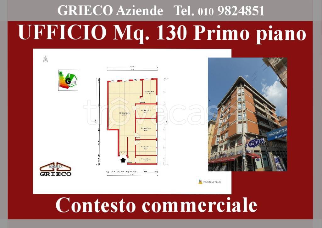 ufficio in affitto a Genova in zona Foce