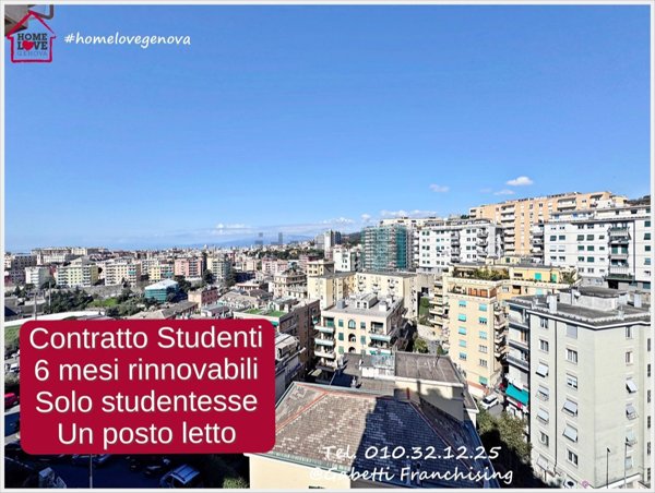 appartamento in affitto a Genova in zona San Martino