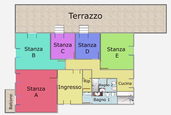 ufficio in affitto a Genova in zona Sampierdarena