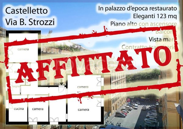 appartamento in affitto a Genova in zona Castelletto