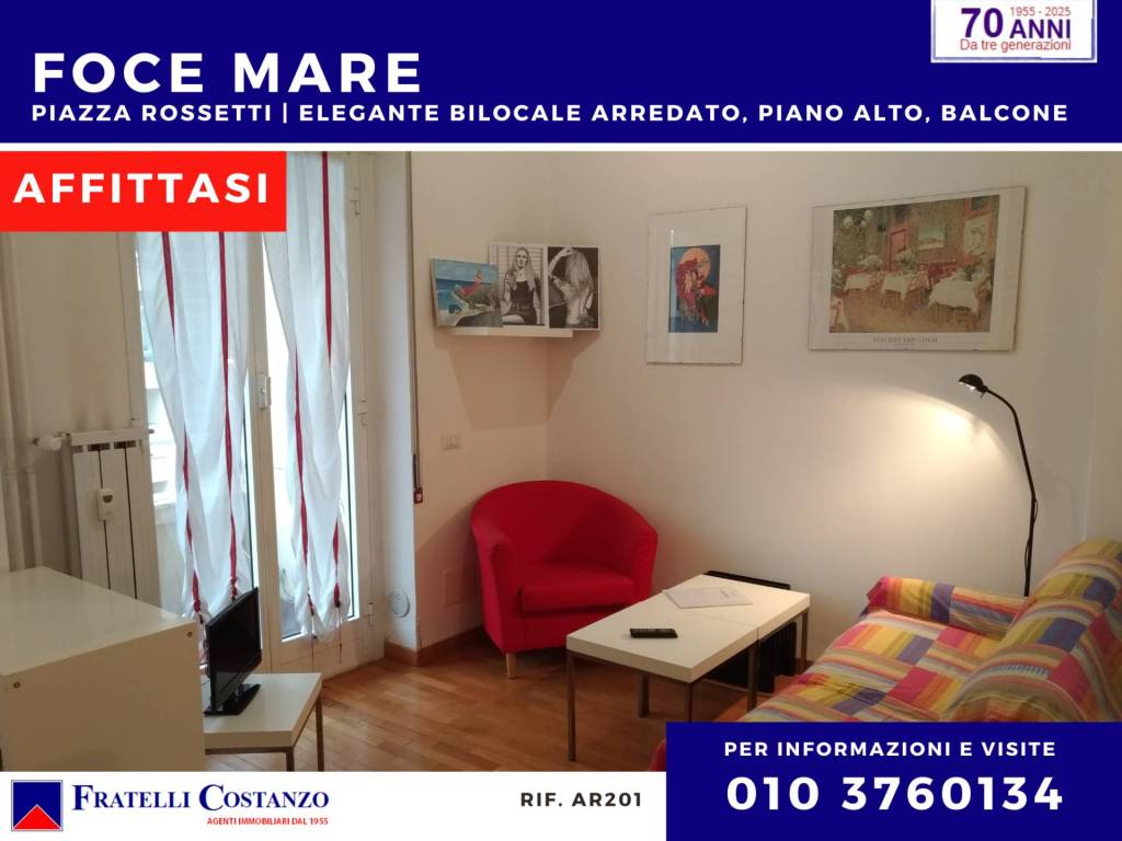 appartamento in affitto a Genova in zona Foce
