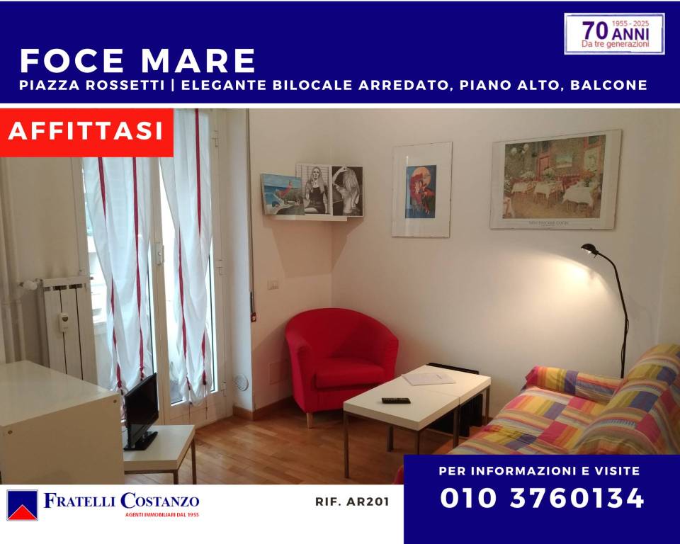 appartamento in affitto a Genova in zona Foce