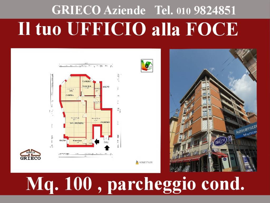 ufficio in affitto a Genova in zona Foce