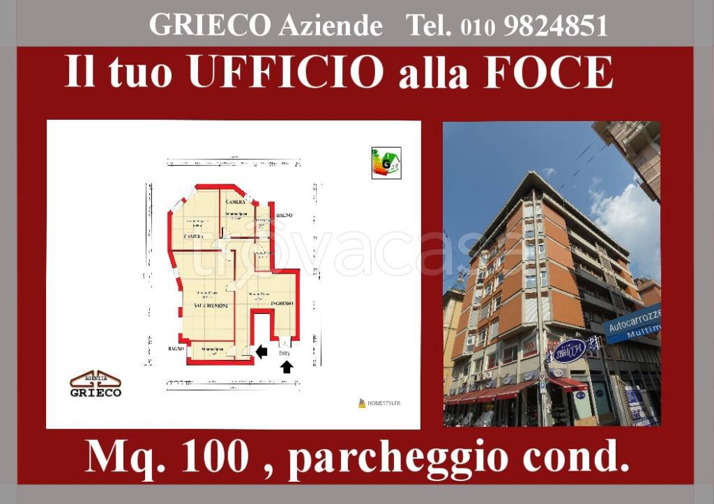 ufficio in affitto a Genova in zona Foce