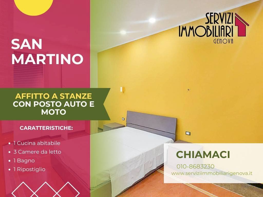 appartamento in affitto a Genova in zona San Martino