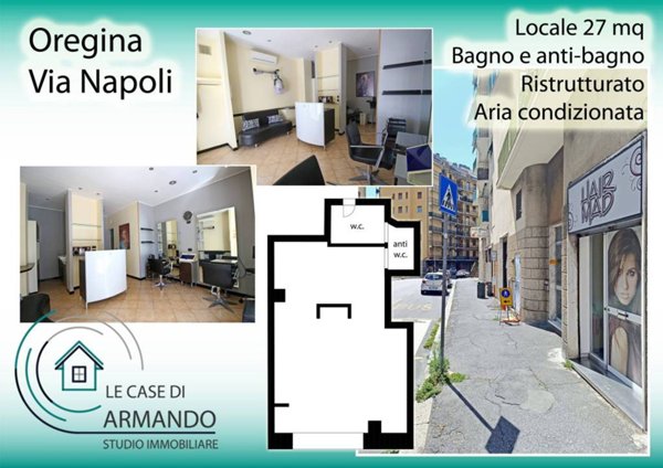 negozio in affitto a Genova in zona Oregina