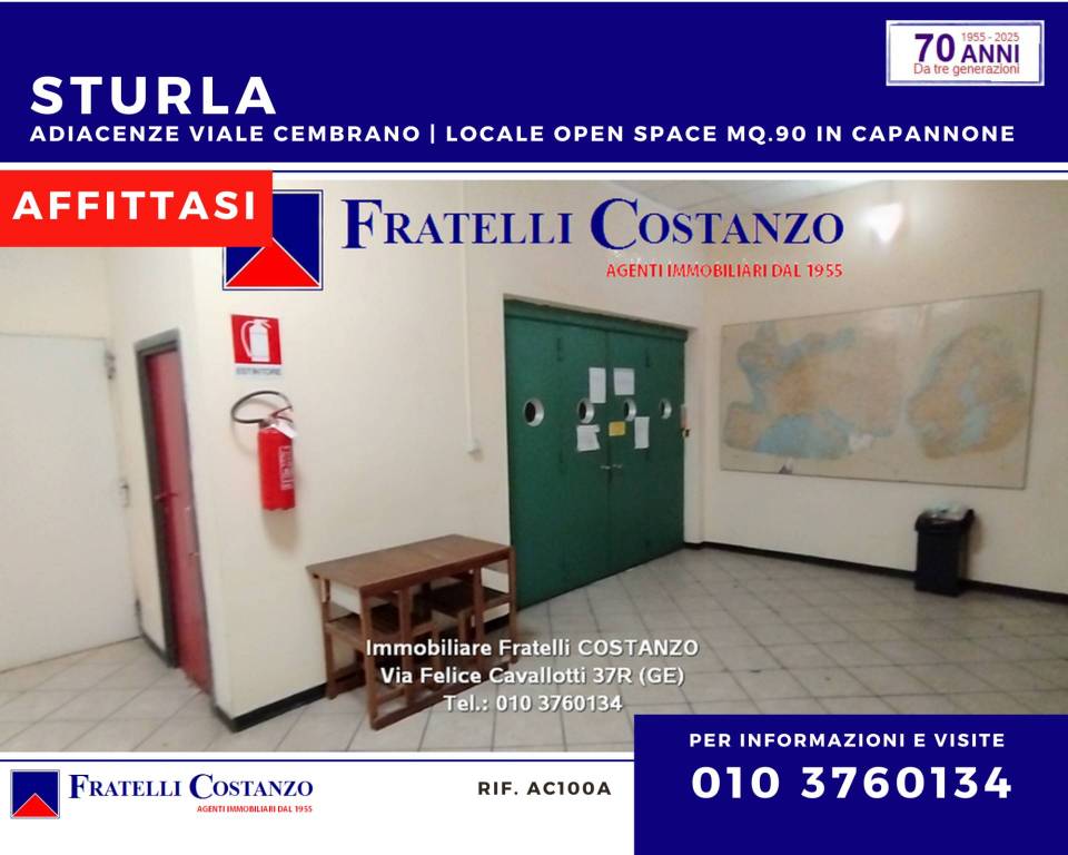 locale commerciale in affitto a Genova in zona Sturla