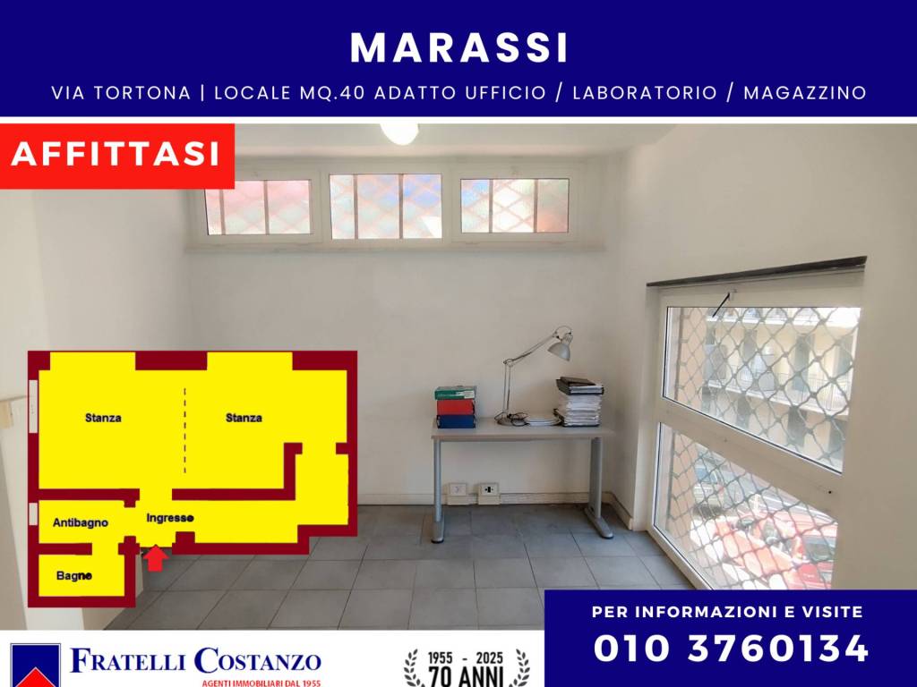 negozio in affitto a Genova in zona Marassi