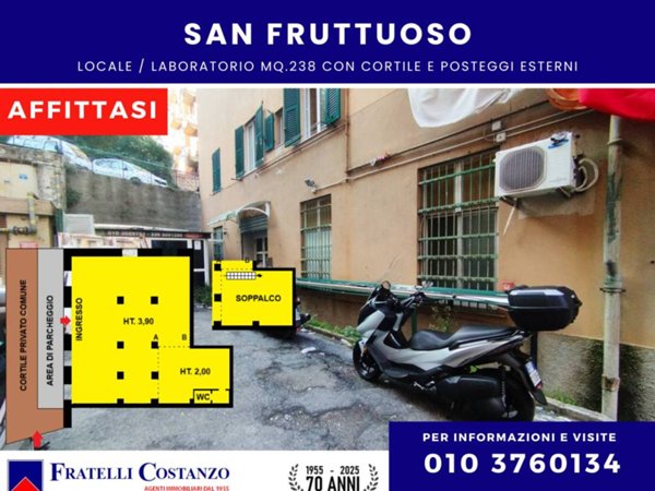 locale commerciale in affitto a Genova in zona San Fruttuoso