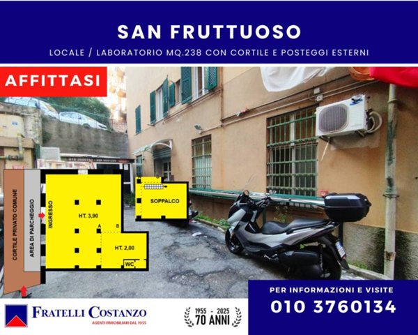 locale commerciale in affitto a Genova in zona San Fruttuoso