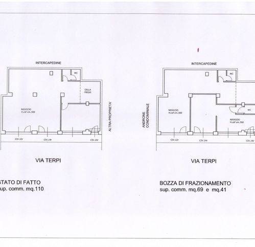 negozio in affitto a Genova in zona Molassana