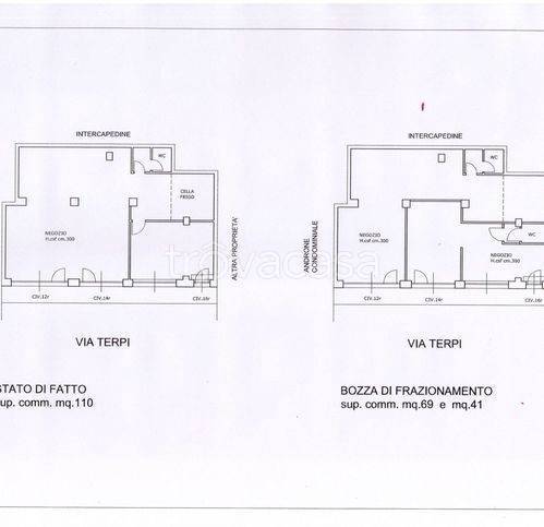 negozio in affitto a Genova in zona Molassana