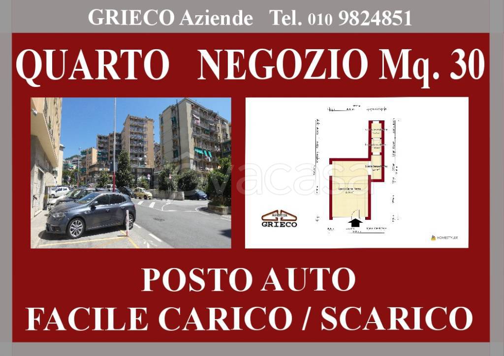 negozio in affitto a Genova