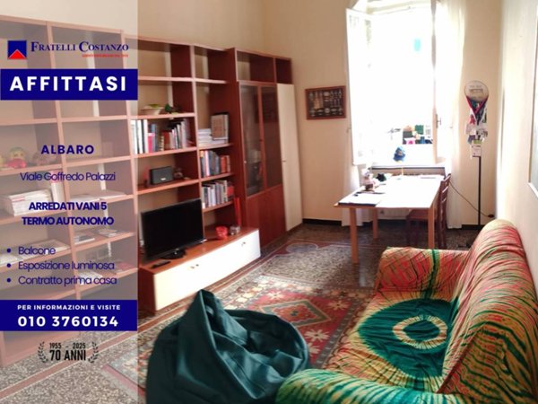 appartamento in affitto a Genova in zona Albaro