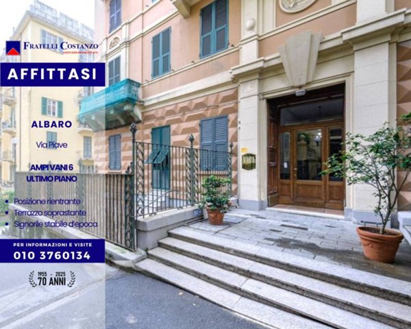 appartamento in affitto a Genova in zona Albaro