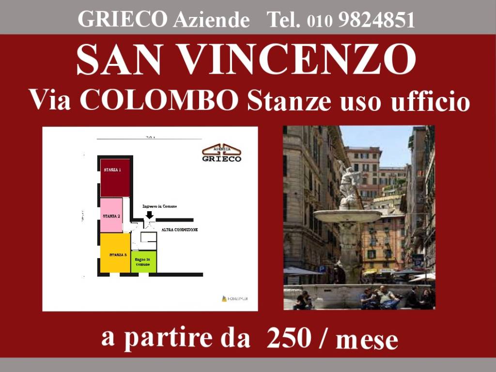 ufficio in affitto a Genova in zona San Vincenzo