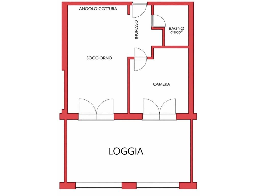 appartamento in affitto a Genova in zona Multedo