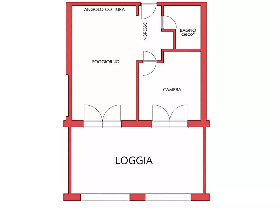 appartamento in affitto a Genova in zona Multedo