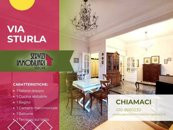 appartamento in affitto a Genova in zona Sturla