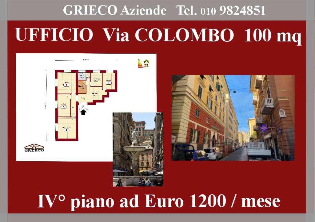 ufficio in affitto a Genova in zona San Vincenzo