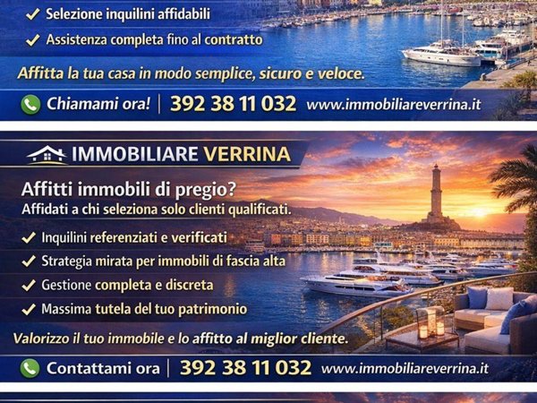 appartamento in affitto a Genova in zona Sturla