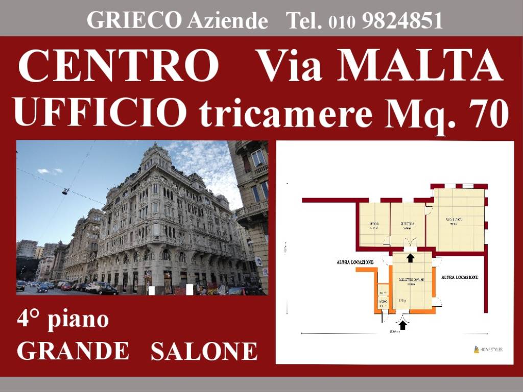 ufficio in affitto a Genova