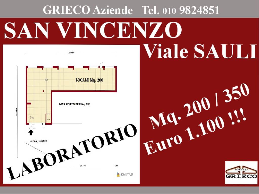 negozio in affitto a Genova in zona San Vincenzo