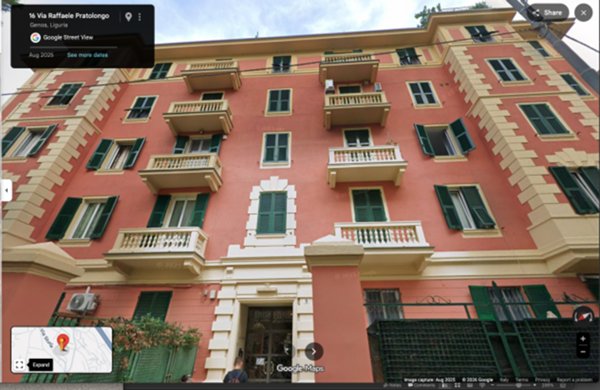 appartamento in affitto a Genova in zona Sturla