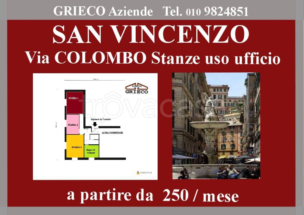 ufficio in affitto a Genova in zona San Vincenzo