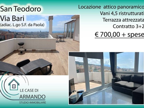 appartamento in affitto a Genova in zona San Teodoro