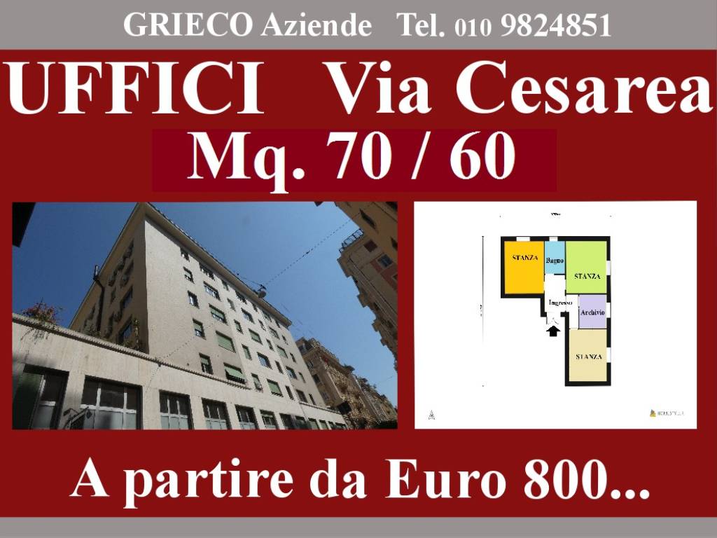 ufficio in affitto a Genova in zona San Vincenzo
