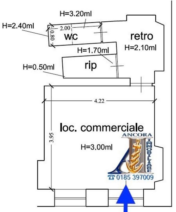 negozio in affitto a Lavagna